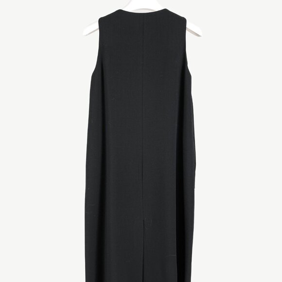 Sarah Lanzi AW/16 Minimalist Black Layered Sleeveless Dress - Picture 3 of 8